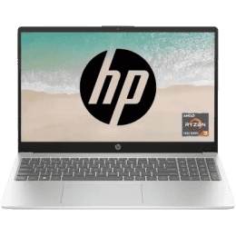 HP | AMD Ryzen 3 Quad Core 7320U | 15-fc0025AU | 8 GB | 512 GB SSD | Windows 11 | Thin and Light Laptop |  Natural Silver