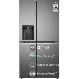 LG  GL-L257CPZX | Frost Free Side by Side Refrigerator with Smart Inverter Compressor | 635 L