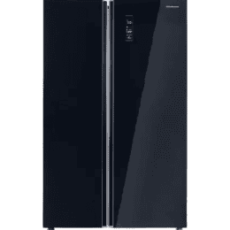 Kelvinator | KRS-B600BKG |584 L | Frost Free Side by Side Refrigerator | MIRROR BLACK