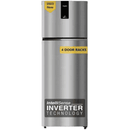 Whirlpool 235L | Frost Free Double Door | 21922 IF INV ELT DF278 | 3 Star Refrigerator | Artic steel