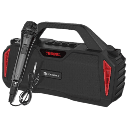 PORTRONICS | POR 1310 | 20W PORTABLE WIRELESS BT SPEAKER | RED