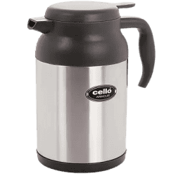 Cello S.S Armour | 1600 ml Flask | Black / Steel