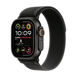 Apple Watch Ultra 2 | GPS | Cellular | 49mm | M/L | Black Titanium Case with Black Trail Loop | Black Strap | MX4V3HN/A