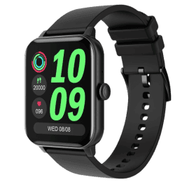 Fire-Boltt Ninja Bluetooth Calling Smartwatch | SpO2 | Heart Rate Monitoring & AI Voice Assistant | Free Size | BLACK