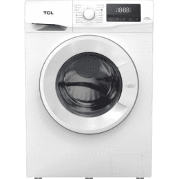TCL 8 kg Fully Automatic Front Load with In-built Heater | TWF80-G123061A03 | White