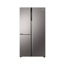 Haier SBS HRT-683IS 628 Liters Inox Steel | Refrigerator