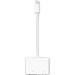 Apple MD826ZM/A Lightning Digital AV Adapter HDMI Adapter | Compatible with Projector | HDTV | White