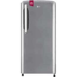 LG 201 L 3 Star | Direct Cool Single Door Refrigerator | Fast Ice Making | GL-B211HPZD | Shiny Steel