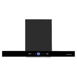 Faber Dazzle | Wall Mounted Chimney | Matte Black | BLDC FL HC BK 90