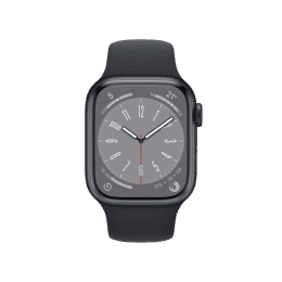 Apple Watch Series 8 | 45MM | Blood Oxygen & ECG Apps | Midnight Aluminium | MNP13HN/A