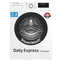 Voltas Beko 8.0kg, Inverter, 5 Star Front Load Washing Machine | WFL8012VTWA | White | Stain Expert |
