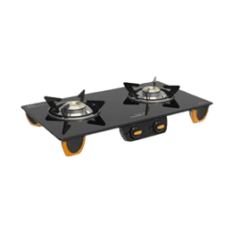 V-Guard Insight 2B Glass Top Gas Stove | 2 Burner