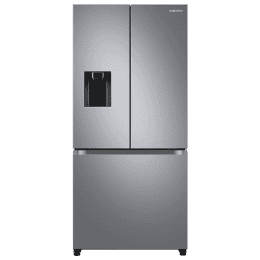 Samsung 579 L Inverter Frost-Free French Door Refrigerator | RF57A5232SL/TL, | Ez Clean Steel | Convertible) | Real Stainless | Convertible | Silver