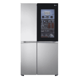 LG | GL Q257BBSX | 655 L | Side By Side Refrigerator | Brushed Steel
