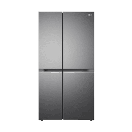 LG | GL-B257EPZ3 | 650 Litres | Convertible Side By Side Refrigerator | Shiny Steel