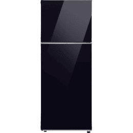 Samsung 465 L | Bespoke Optimal Fresh+ Digital Inverter  Frost Free Double Door WiFi Embedded Refrigerator | RT51CB662A22TL | Clean Black Glass