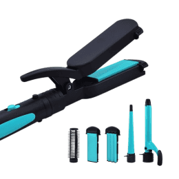 Havells HC4045 5 in 1 Hair Styler - Straightener, 19mm Curler, Crimper, Conical Curler & Volume Brush for Multiple Styles