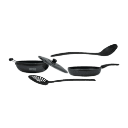 Tento | 4 -Piece | Non-Stick Cookware Set | Black