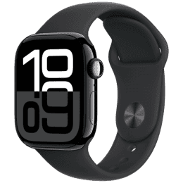 Apple Watch Series 10 | GPS | 46mm | S/M |  Aluminium Case Sport Band | jet black Strap