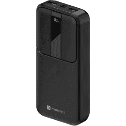 Portronics Power Bank | 20000 mAh | 22.5 W | Lithium Polymer | Black