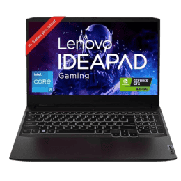 Lenovo IdeaPad Gaming 3 Intel Core i5-11320H 15.6" (39.62cm) FHD IPS 120Hz Gaming Laptop | 16GB/512GB SSD/Win 11/Office 2021/NVIDIA GTX 1650 4GB/Alexa/3 Month Game Pass| Shadow Black