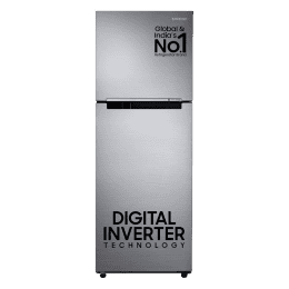 Samsung Digital Inverter Frost Free Double Door Refrigerator | 236 L | 3 Star | Elegant Inox | RT28C3053S8/HL