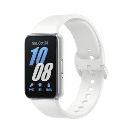 SAMSUNG Galaxy Fit3 Smartwatch with 100 Plus Watch Faces | 40.9mm AMOLED Display | Silver