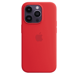 Apple iPhone 14 Pro Silicone Case with MagSafe | Red