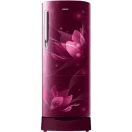 SAMSUNG 183 L | Direct Cool Single Door 2 Star Refrigerator | RR20C1812R8/HL | Blooming Saffron Red
