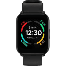 realme TechLife Watch S100 Smartwatch | 1.69 inch HD Display | Black Strap