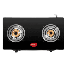 Pigeon Gas Stove 2 Burner | 14892 GT AYUSH | BLACK