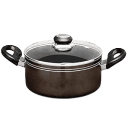 Blueberrys Ruby 8 Liter 30cm Nonstick Aluminum Induction Based Biriyani Pot with Lid
