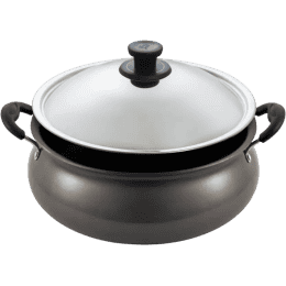 Pigeon Gravy Premium with Lid Handi 12 L with Lid | Aluminium