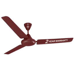 Impex Whizstar Ceiling Fan | 1200 mm | 1 Star | 3 Blade | Cherry Brown