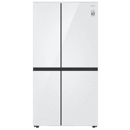 LG |  GL-B257DLWX | 655 litres | Side by Side Refrigerator | Linen White