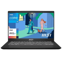MSI  Modern 14 C11M-029IN Thin and Light Laptop | Intel Core i5 11th Gen 1155G7 | 16 GB/512 GB SSD/Windows 11 Home | 14 Inch | Classic Black