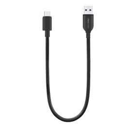 Portronics Konnect Core Mini Long Micro Usb Cable |  25Cm | Black