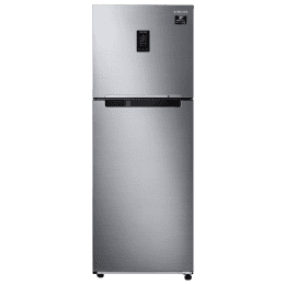 SAMSUNG 314 L Frost Free Double Door 2 Star Convertible Refrigerator-RT34A4632S9/HL | Refined Inox