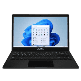 Avita SATUS Intel Celeron Dual Core N4020 | 4 GB/128 GB SSD/Windows 11 Home | NU14A1INC43PN-MB Laptop | Matt Black
