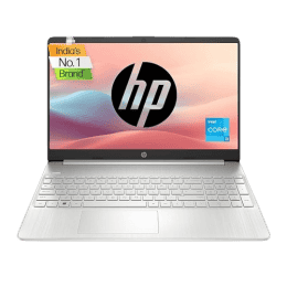 HP Laptop |15s-fq5326TU | 12th Gen Intel Core i3-1215U | 15.6 inch | FHD | Anti-Glare | 8 GB DDR4 | 512 GB SSD | Windows 11 | MSO| Natural Silver