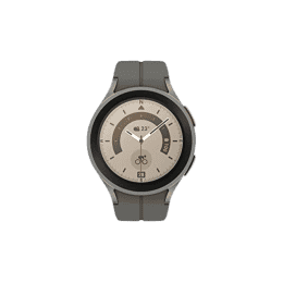 SAMSUNG Galaxy Watch5 Pro Smartwatch with Bluetooth Calling | 45mm Super AMOLED Display | Gray Titanium | SM-R920NZTAINU