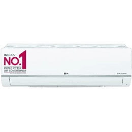 LG 1 Ton 5 Star Dual Inverter Split AC | RSNQ14JNZE ANLG | white