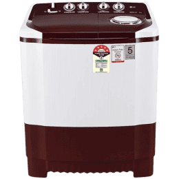 LG | P7010RRAZ | Semi-Automatic Top Loading Washing Machine | 7 kg 5 Star | Burgundy