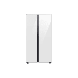 Samsung BESPOKE Convertible 5in1 Side by Side Refrigerator | 653 L | 3 Star |Twin Cooling Plus Technology | Clean White | RS76CB81A312HL