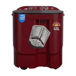 Godrej Semi-Automatic Top Load Washing Machine | ‎10.5 Kg | 5 Star | Crystal Red | WSEDGE JAZZ 105 5.0 DB3 M CSRD