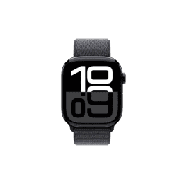 Apple Watch Series 10 | 42mm | Jet Black Aluminium | Ink Sport Loop | Ink Strap | MWWG3HN/A
