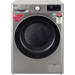 LG 8 kg Fully Automatic Front Load with In-built Heater | FHV1408ZWP | Silver