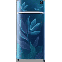 SAMSUNG 198 L Direct Cool Single Door 5 Star Refrigerator | RR21T2G2W9U/HL | Blue