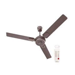 BAJAJ ENERGON PRIME Silent BLDC Ceiling Fan with remote | 5 Star |1200 mm | 3 Blade | DARK WALNUT
