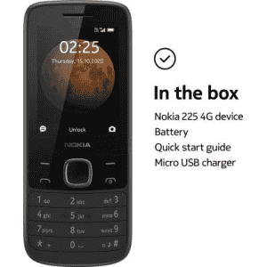 Nokia 225 4G DS Keypad Mobile | Black